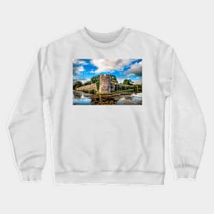 The Walls of the Bishop's Palace, Wells Crewneck Sweatshirt